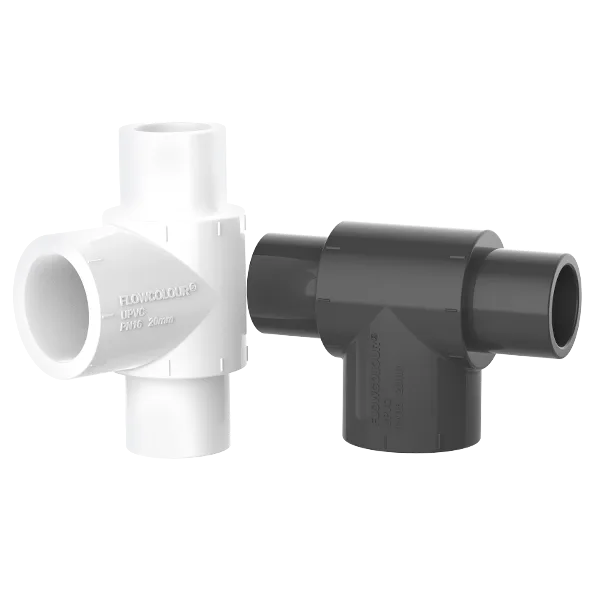 Tê 2 đầu trơn uPVC FlowColour