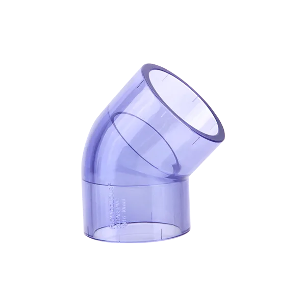 Chếch 45 độ PVC trong suốt FlowColour